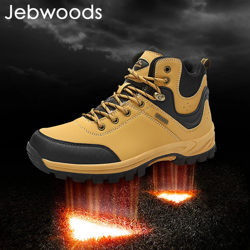 

Зимние Пеший Туризм обувь Для мужчин толстые теплые зимние сапоги с ворсом Для мужчин s кемпинг треккинговые ботинки прогулочная спортивна...