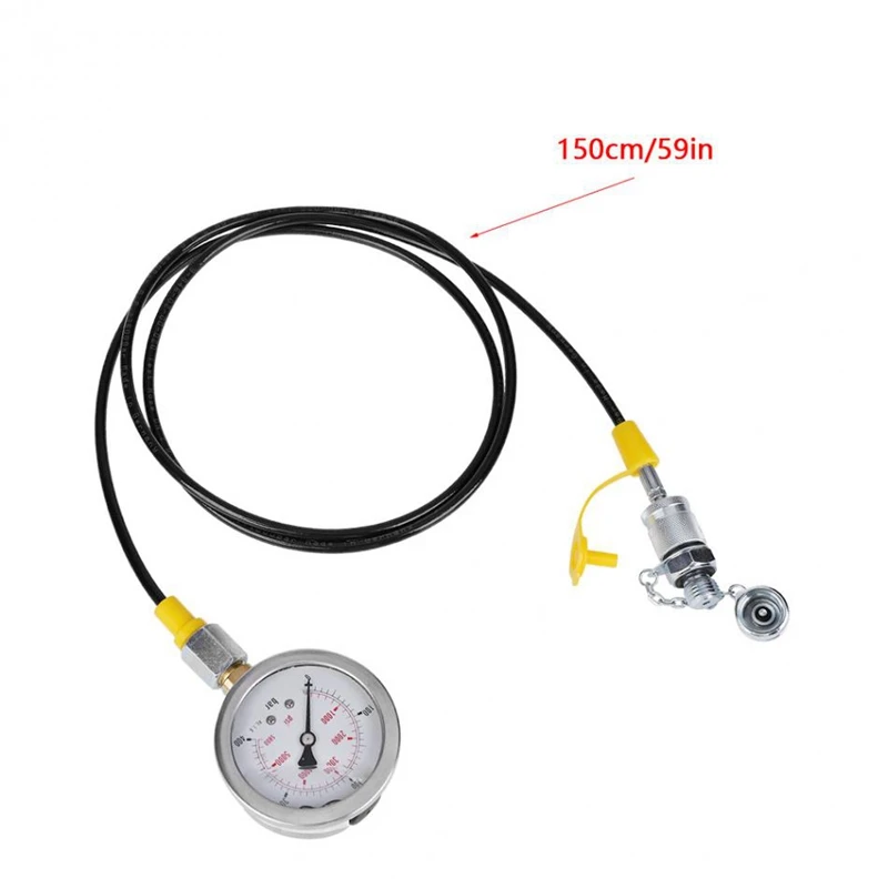 

Promotion! Hydraulic Pressure Guage Excavator Hydraulic Pressure Test Kit With Testing Hose Coupling And Gauge Tools