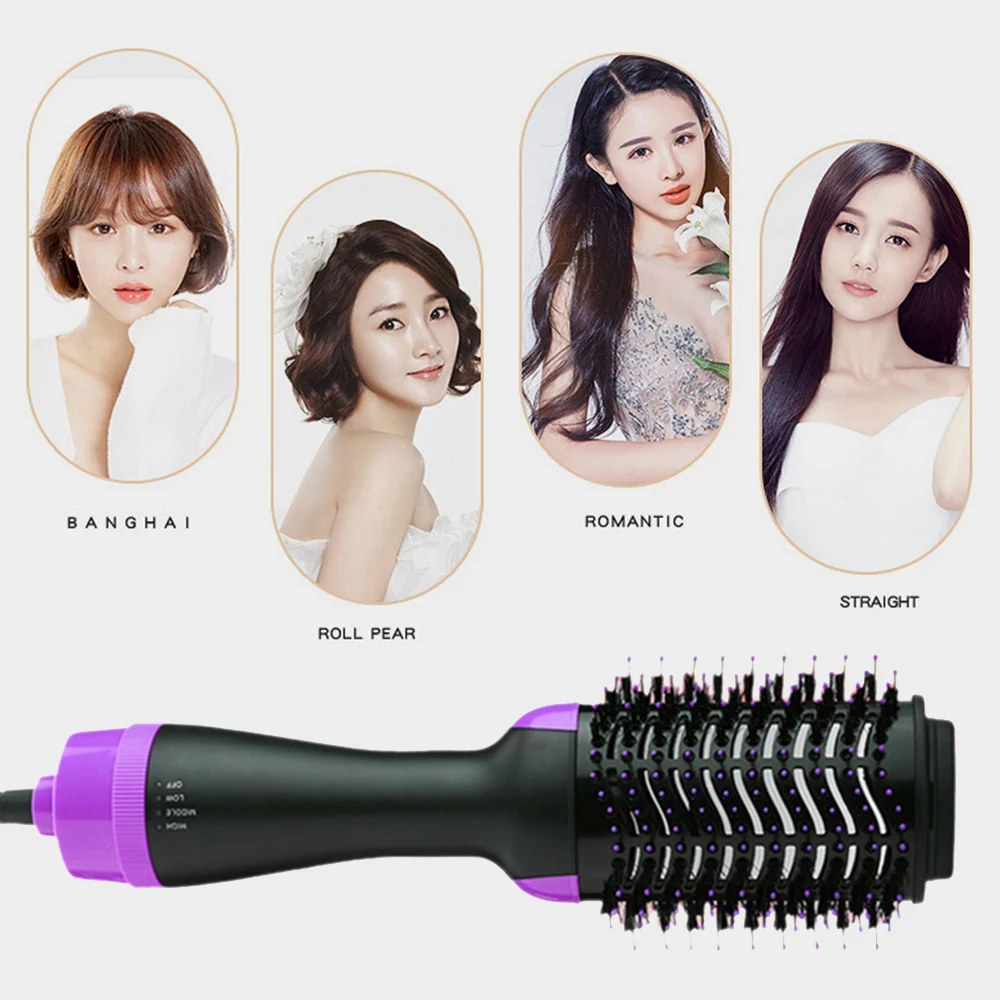 Горячая Распродажа один шаг фен и объем манками Салон Горячие воздушные лопасти
