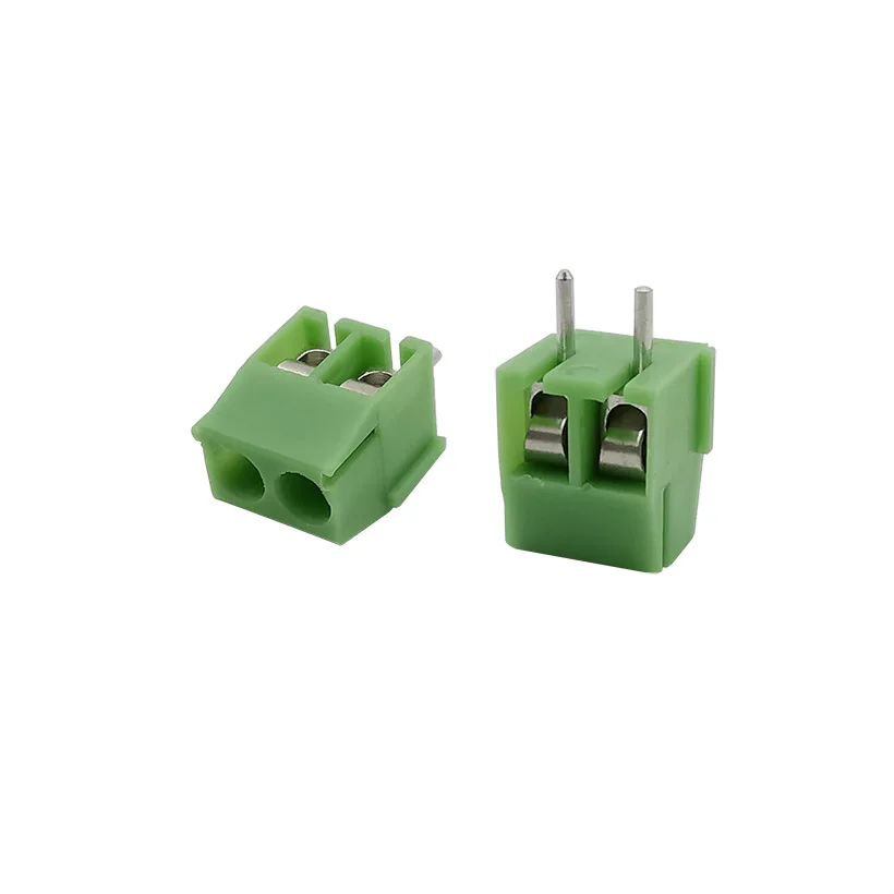 20 шт KF350 3.5 2P прямые булавки PCB Винтовые клеммы разъема 2 Pin Spliceable подключаемого