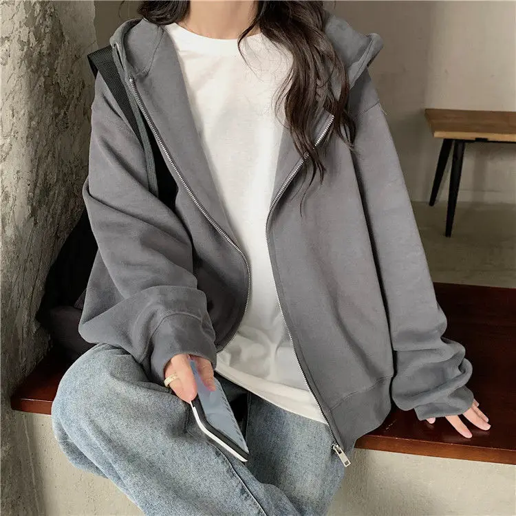 

hoodie y2k women korean fashion femme oversized plus size vintage 2021 kawaii long sleeve manga larga essentials sweatshirt