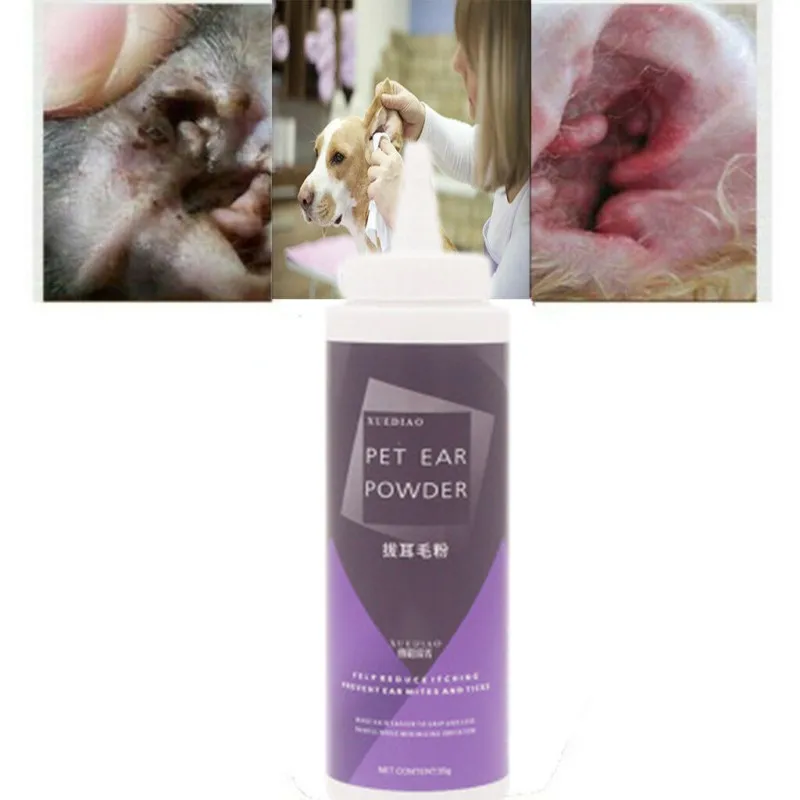 Средство для чистки ушей домашних животных порошок удаления лишней шерсти