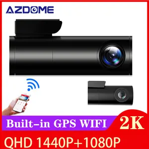 azdome bn03 mini hidden qhd 1440p car dash cam front rear camera dvr detector with wifi gps video recorder 24h parking monitor free global shipping
