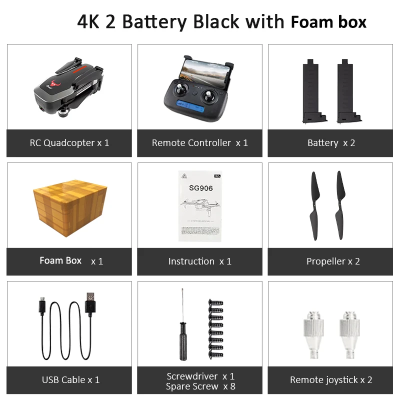 Black 2Battery FB ZLRC Beast SG906 gps 5G wifi FPV с селфи складной 4K 1080P Ультра HD камера RC Дрон Квадрокоптер RTF VS XS812 XS809HW SG106 - Цвет: Black 2Battery FB