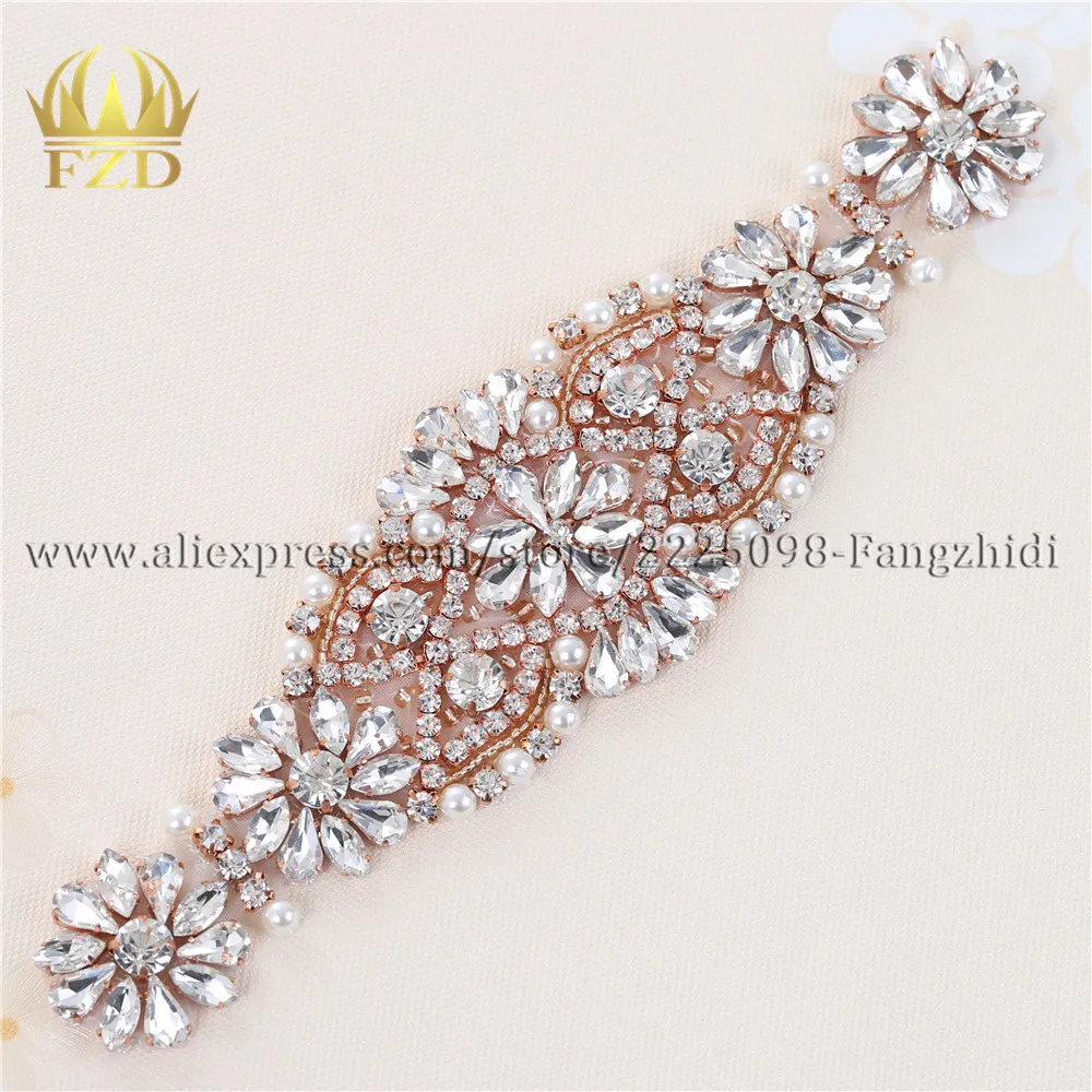 (30pieces) Wholesale Handmade Hotfix Cristal Diamond Stone Gold Rhinestone Applique for Garment Dresses Headband Bridal Garter | Дом и сад