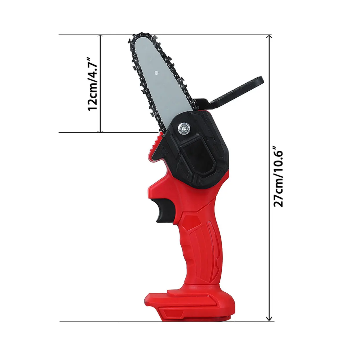

Doersupp 1500W 88VF Electric Chain Saw Mini Pruning One-handed Garden Tool Chain Saws Woodworking Tool For Makita 18V Battery