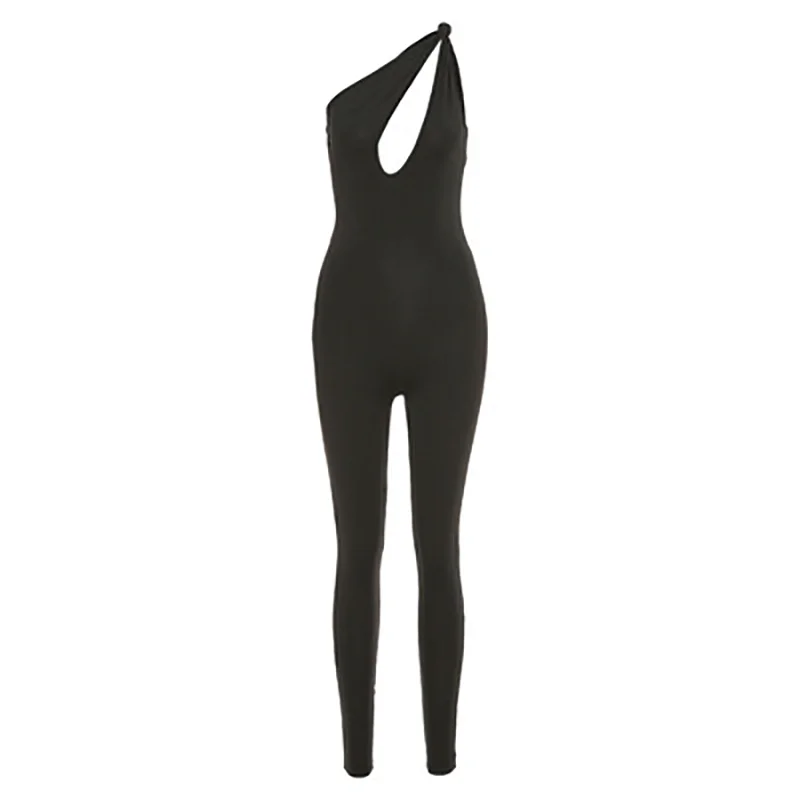 

Streetwear Summer High Waist Tight-Fitting Sleeveless Casual Sports Jumpsuit Women 2021 New Hot-Selling Multicolor Dropshipping