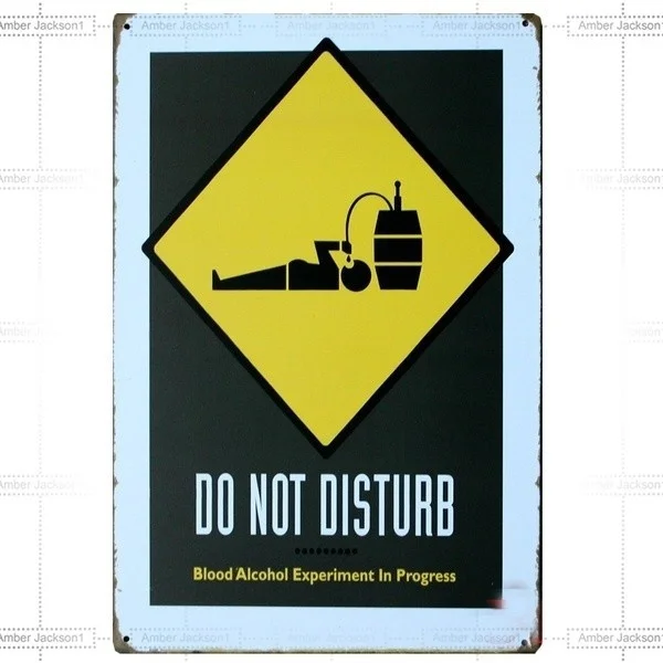 

Metal sign wall sign wall decorative plaque art collection Retro Wall Decor Tin Signs,Do Not Di
