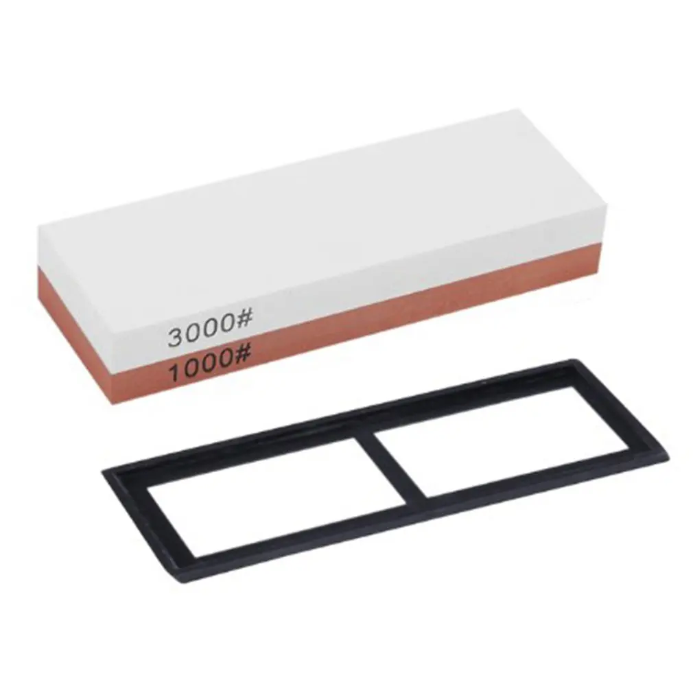

Двухсторонняя точилка для ножей, профессиональная точилка для камня, 1000, 6000/1000 дюйма, фотоинструмент для кухни с направляющим углом