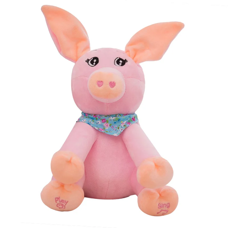 Новая плюшевая игрушка в виде кота кролика свиньи собаки слона Детский пазл