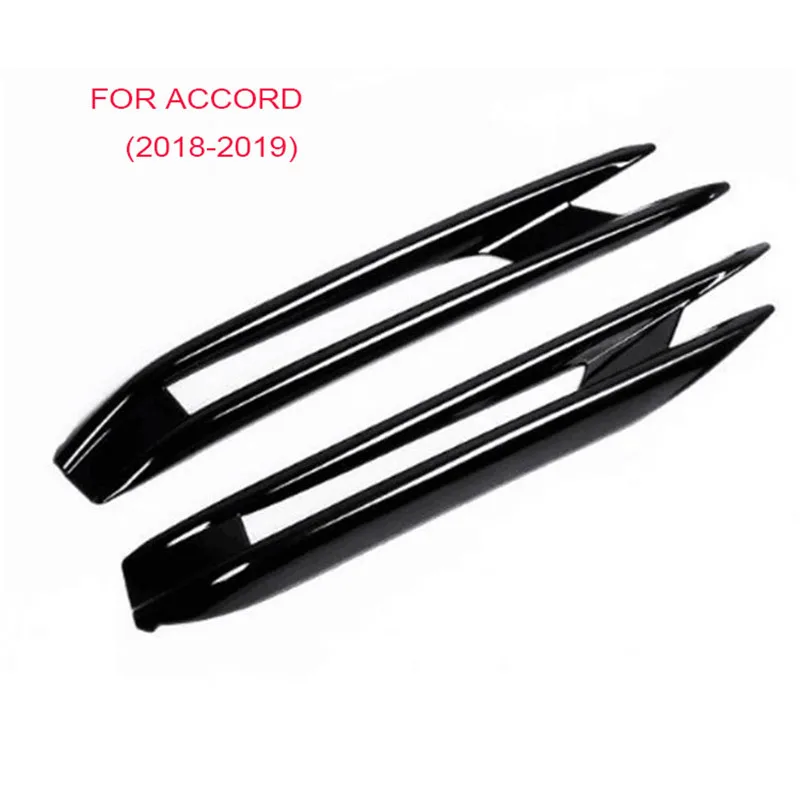 

2Pcs ABS Chrome Front Bumper Fog Light cover trim For Honda Accord 2018 New Exterior Parts Chromium Styling Fashion