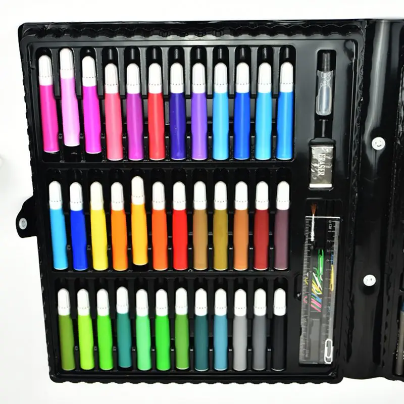 

New 150-piece Stationery Set Watercolor Pencil Student Drawing Set Crayon Marker Color Pencil Children Drawing Tools Gift Box