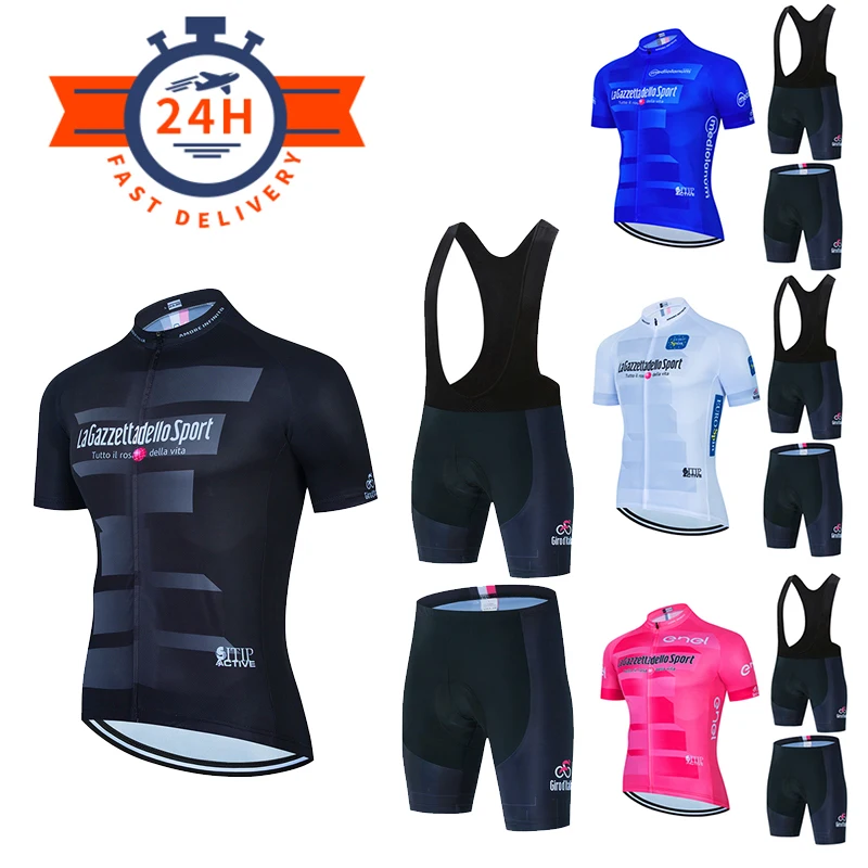 

New 2021 Cycling Jersey Set Short Sleeve Cycling Suit Pro Team Men Cycling Clothing MTB Bike Clothes Breathable Bicycle Wear