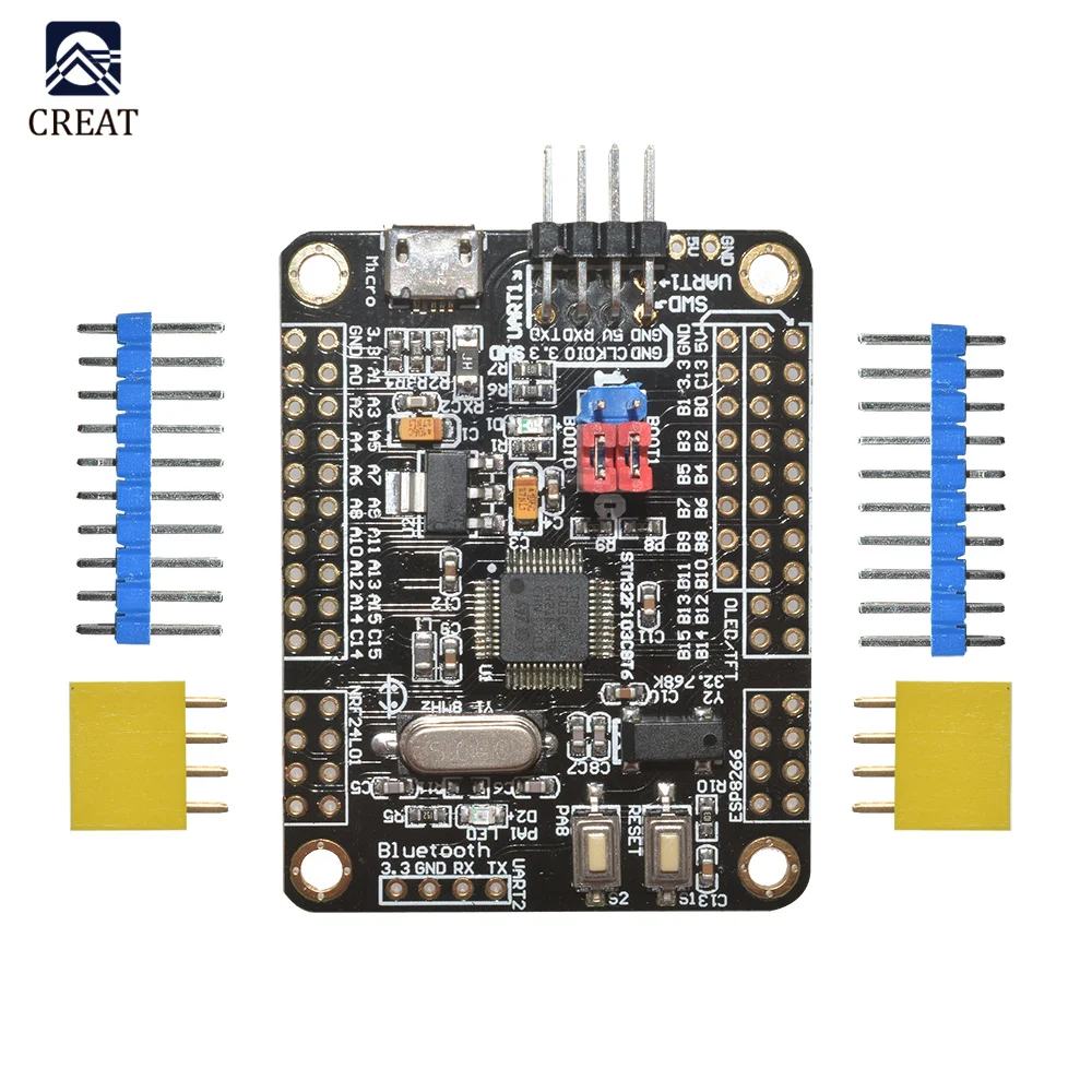 Мини-плата для разработки системы STM32F103C8T6 ARM макетная основная плата STM32 5 в