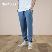 simwood 2021 autumn new loose jogger pants men 100 cotton casual sweatpants plus size garment washed vintage trousers sk130345