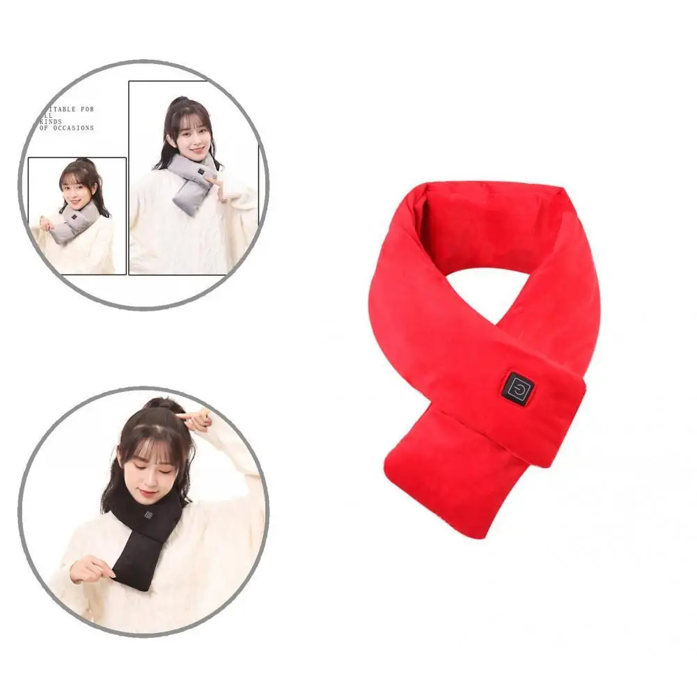 

Инновационный шарф, теплый шарф, однотонный дизайн, шарф с подогревом через USB