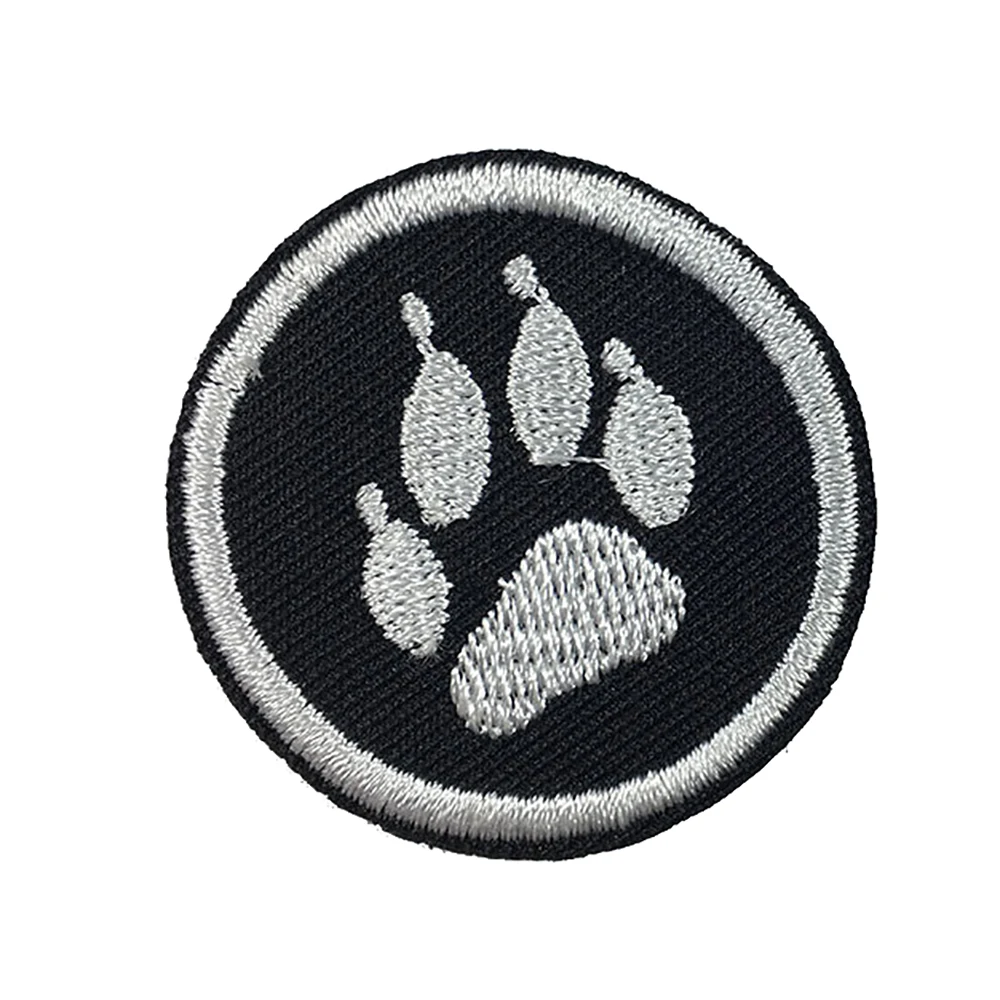 Lychee Life Dog Paw Print вышитые патчи разноцветные нашивки принадлежности ручной работы для пришивания на одежду сумки аксессуары