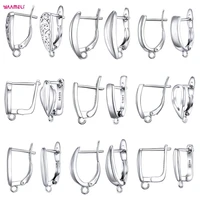 diy jewelry 925 sterling silver earrings clasps hooks for women handmade making accessories fashion design wholesale