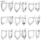 Застежки-крючки женские из серебра 925 пробы, ручной работы