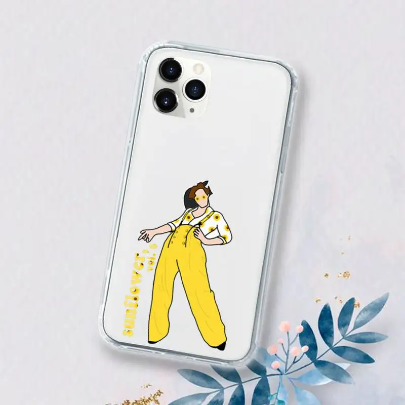 

Harry Styles Treat People With Kindness Phone Case Transparent for iPhone 11 12 mini pro XS MAX 8 7 6 6S Plus X 5S SE 2020 XR