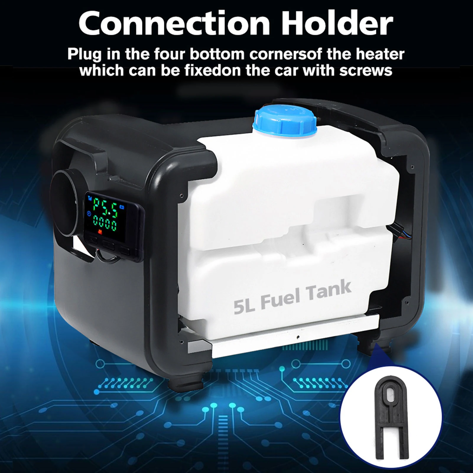 12 В 8 кВт универсальный обогреватель для автофургона/грузовиков/автодома/лодок