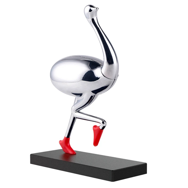 

Ostrich Magnetic Desktop Cute Paperclip Holder Paper Clip Storage Rack Creative Decoration Office Gift for Office