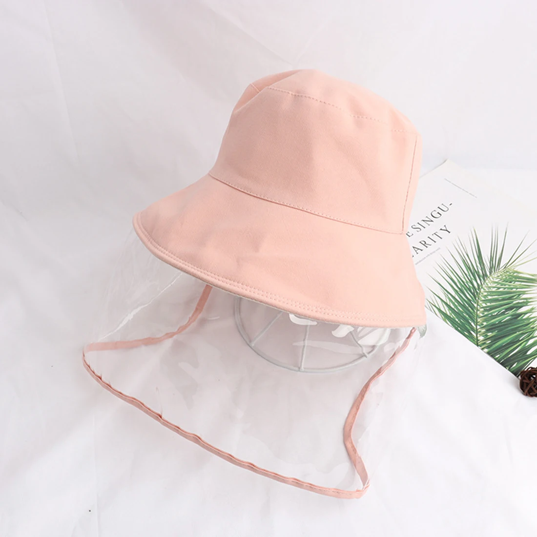 

Kids Antidust Cap Anti Fog Dust Mask Children Cotton Windproof Bucket Hat Sun Breathable Multi-Protective Cap