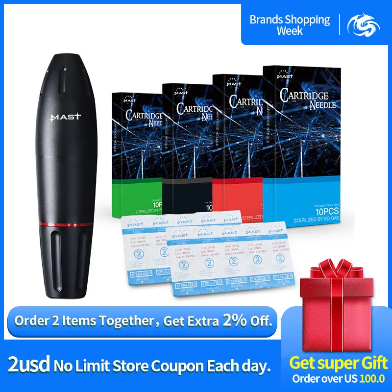 Профессиональная вращающаяся тату ручка машина для перманентного макияжа