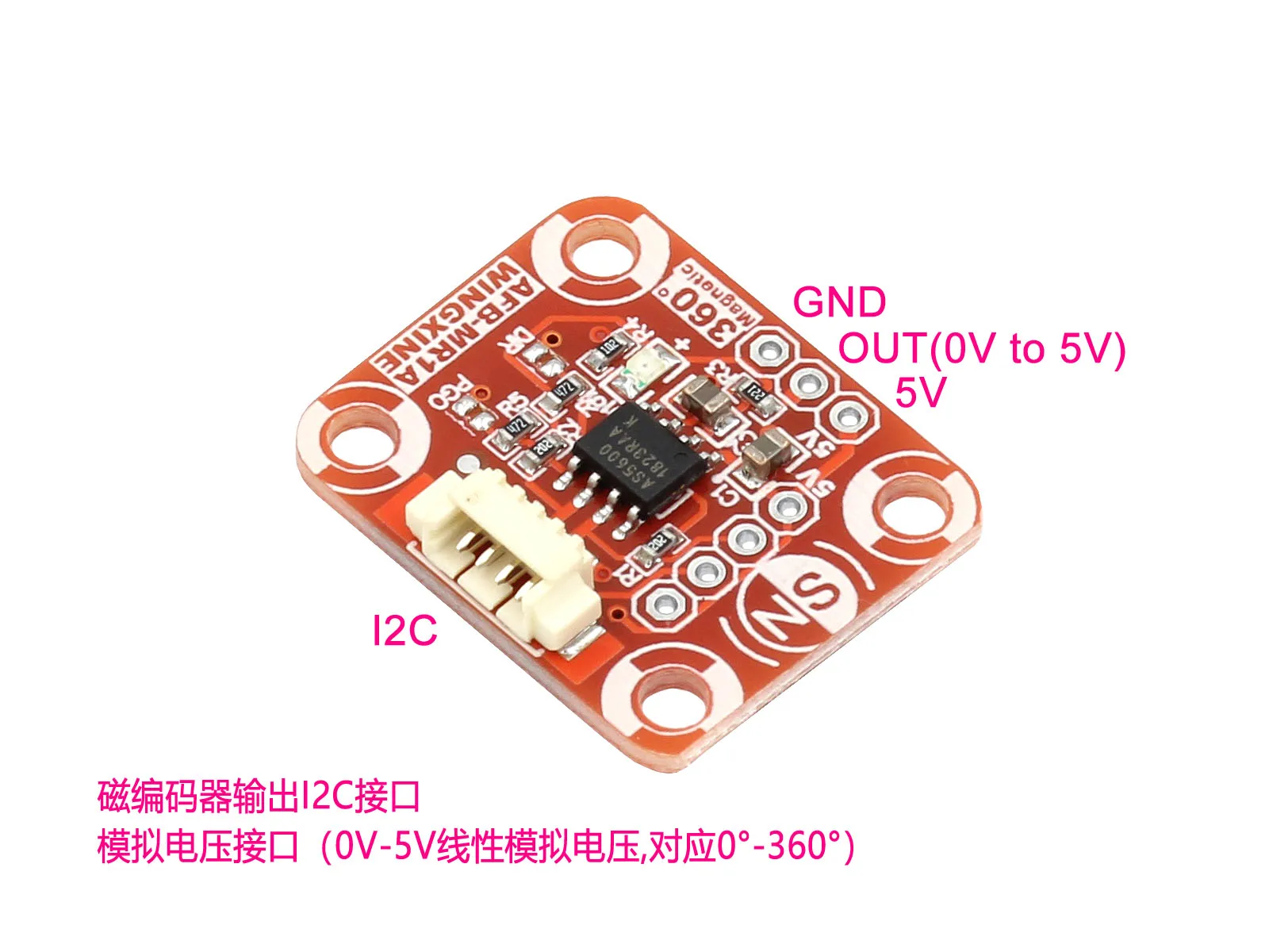 

Afb-mr1a-12bit-4096 Bit Magnetic Coding Angle Feedback Sensor Analog Voltage Output