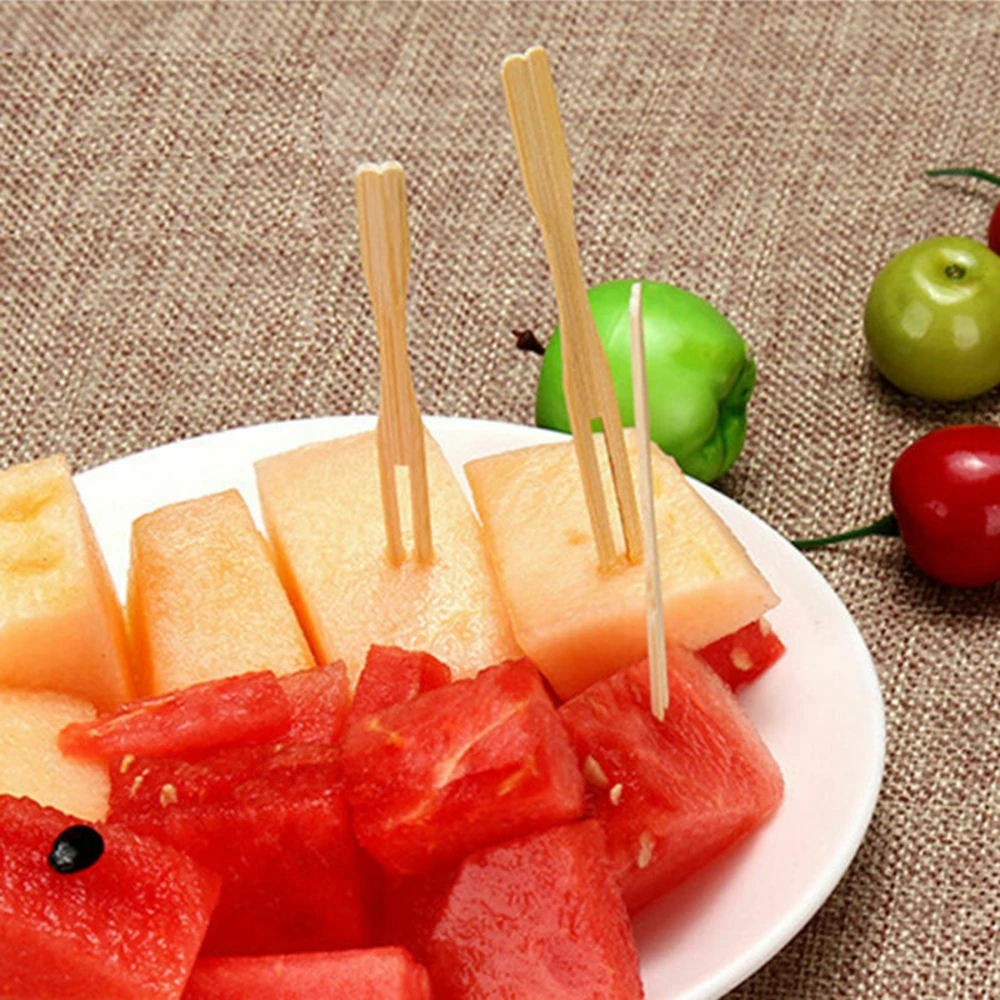 Skewers Fruit Forks Eco-friendly Party Picnic Durable Mini Mini One-off