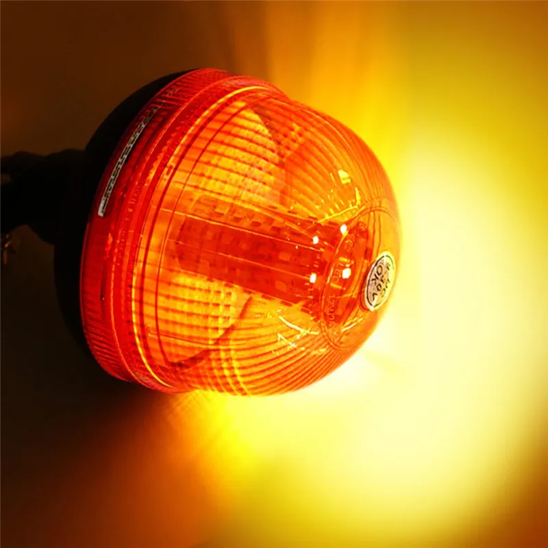 

New 40 LED Emergency Warning Flash Strobe Rotating Beacon Tractor Light High Quality Super Bright Long Life Motor Amber#295477