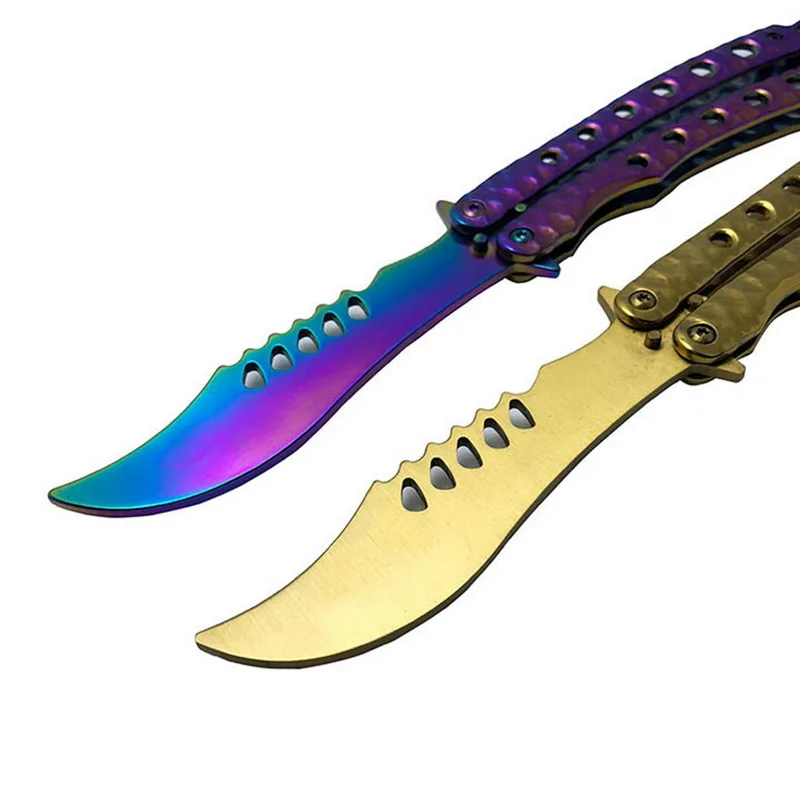 CS GO нож бабочка из нержавеющей стали складной бабочка|Ножи| |