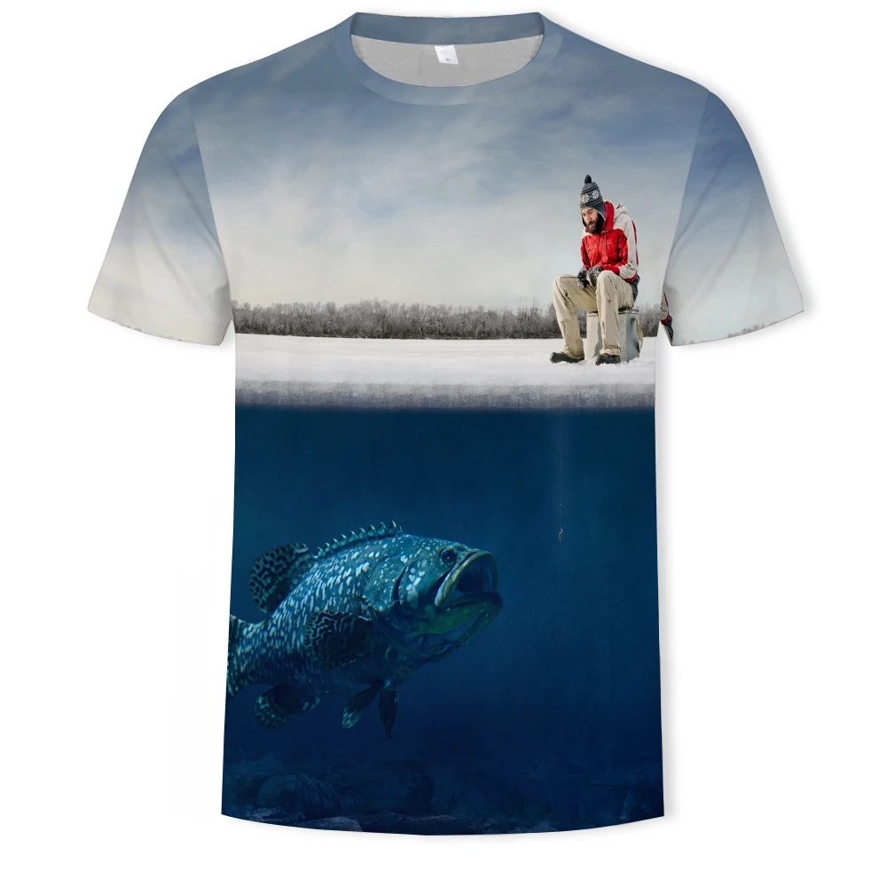 

2021 3D funny t-shirt men's clothing Harajuku animation printing casual short sleeve t-shirt men's street style t-shirt men's cl