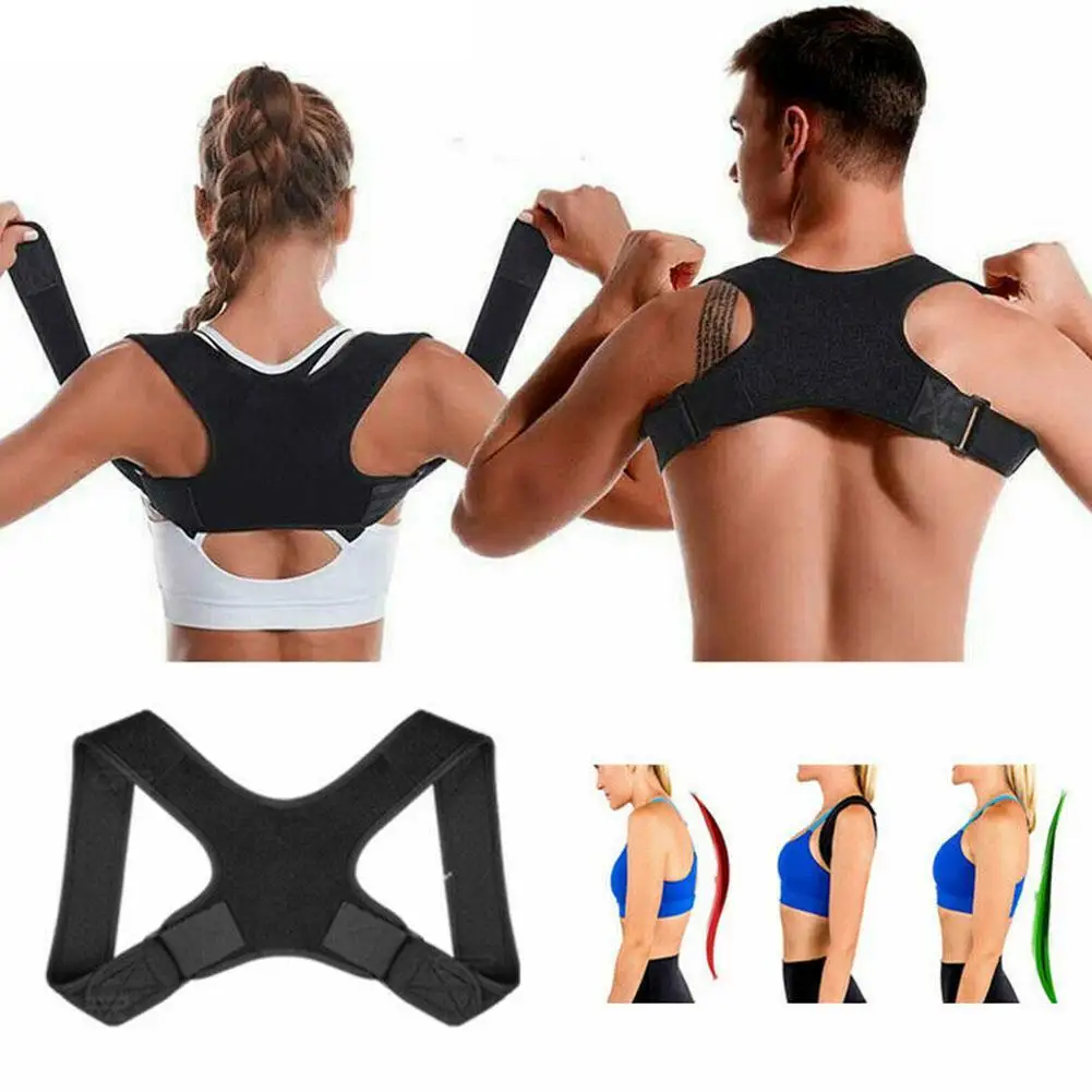 

Adjustable Medical Back Posture Corrector Clavicle Shoulder Spine Posture Brace Back Correction Belt Unisex Lumbar Support K0O3