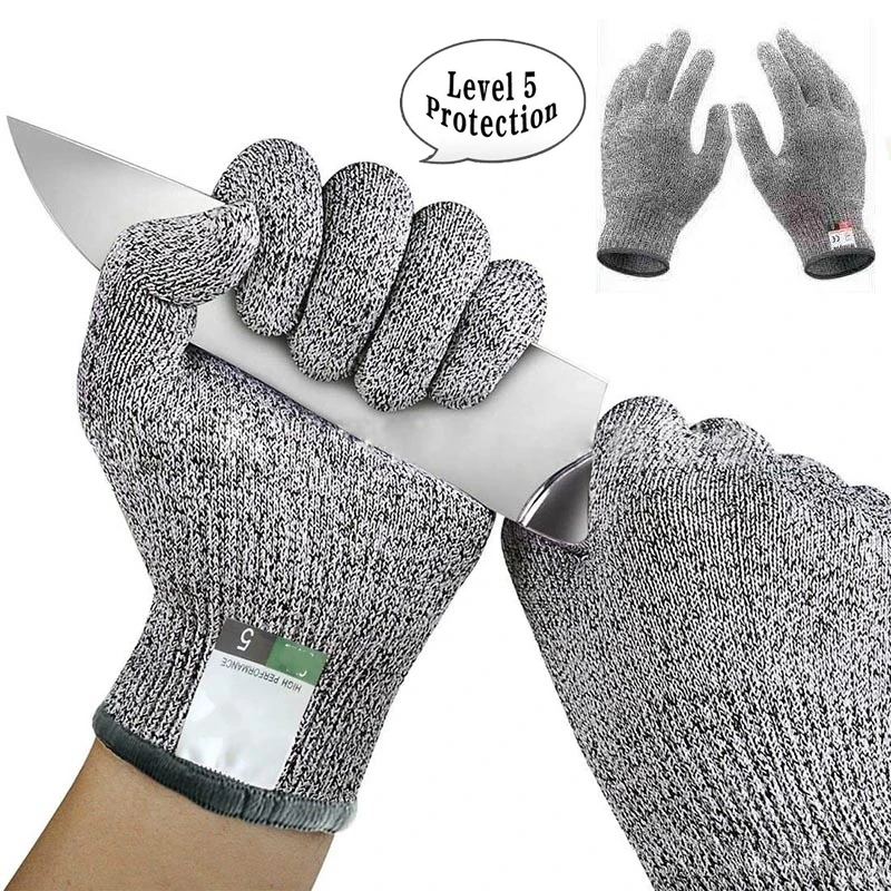 

Anti-Cut Gloves For Women Men Work Gloves Level 5 Protection HPPE Golve Wearable Durable Kitchen Winter Warm Protective Gloves