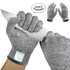 Перчатки с защитой от порезов для женщин и мужчин, рабочие перчатки, перчатки для защиты уровня 5, перчатки с защитой HPPE Golve, прочные кухонные зимние теплые защитные перчатки