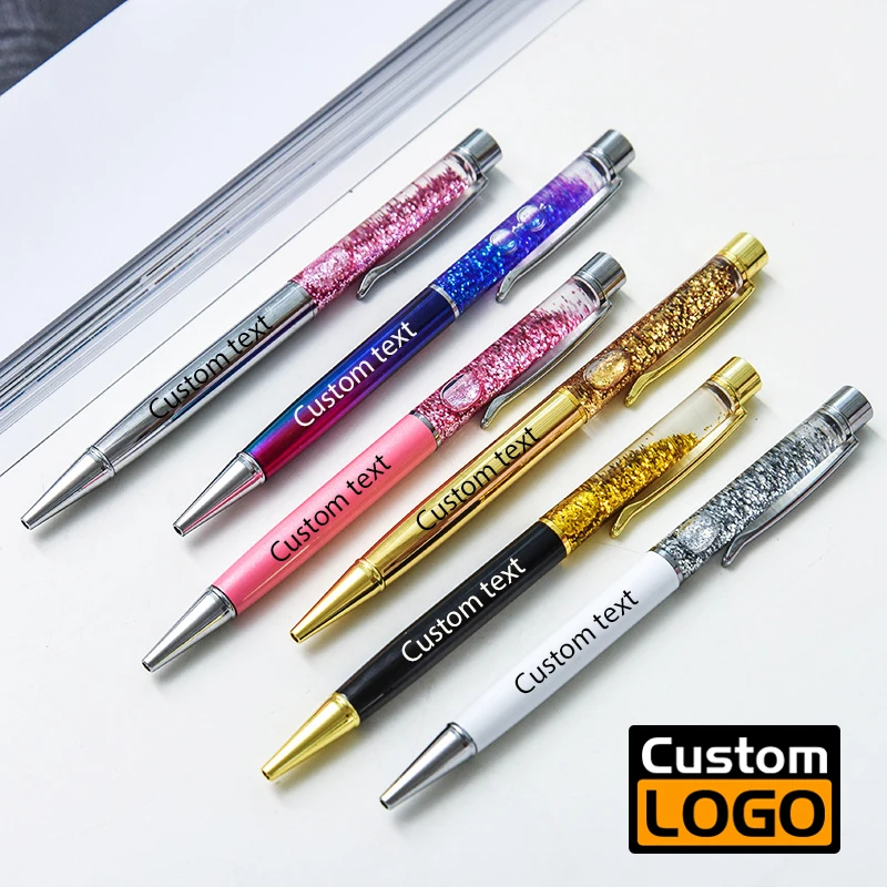 Золотая масляная ручка из фольги креативный подарок золотой мел модная для