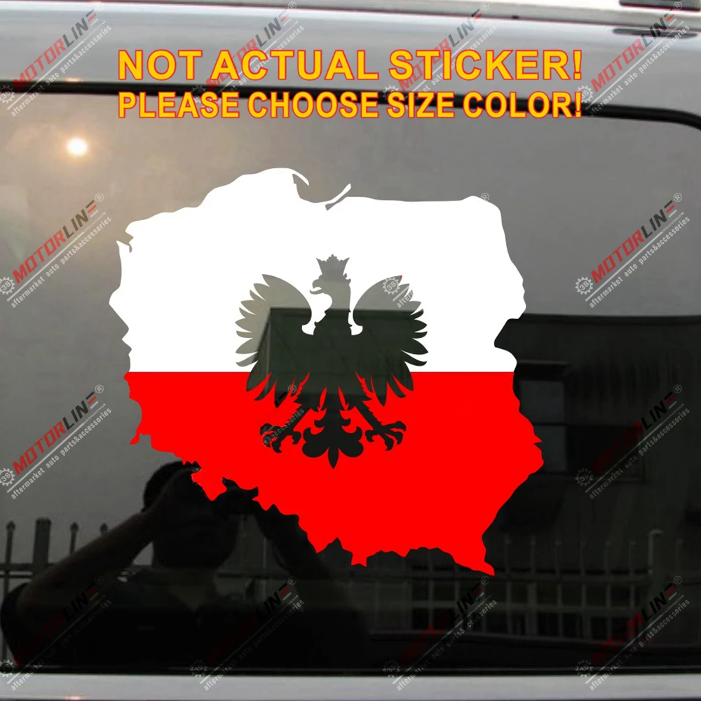 

Куртка карта оружия Польши Наклейка полоска орла трава полистые фотообои вырезанные без фона