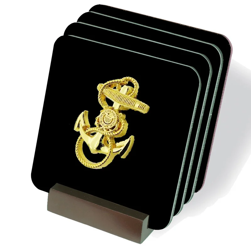 Металлический значок YL NAVY золотистый/серебристый/коричневый морской пехоты