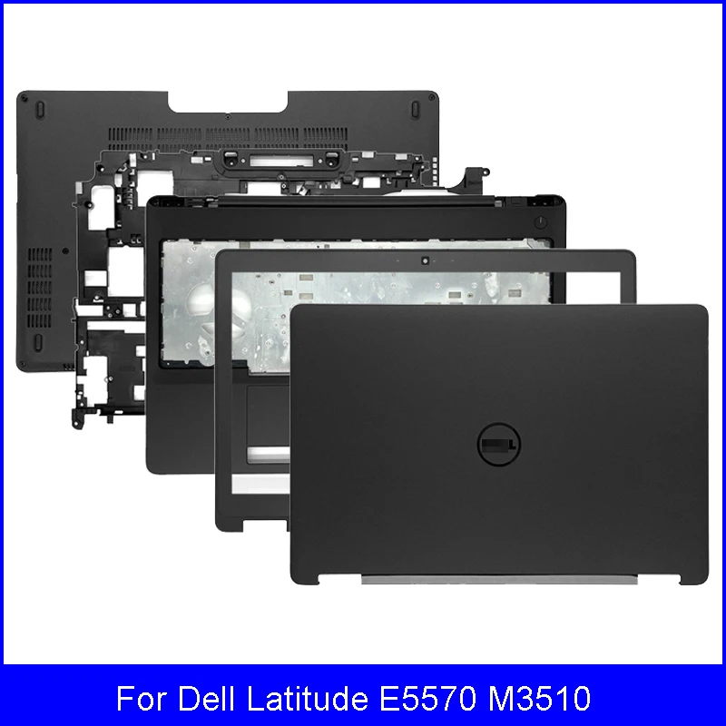 

New Laptop LCD Back Cover For Dell Latitude E5570 M3510 Front Bezel Hinges Palmrest Bottom Case A B C D Cover Non Touch