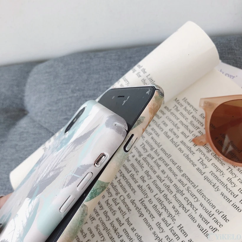 Чехол накладка в стиле ретро для iPhone 11 X XS XR Pro Max 6 6S 7 8 Plus Жесткий из поликарбоната с