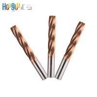 reamer hrc60 carbide h7 straight flutes tungsten steel coating machine reamer 6 flutes with 75mm reamer