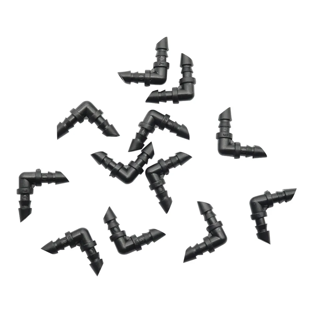 50 шт. шланг локоть соединители водяного шланга 1/4 дюймов изгиб соединения Сад