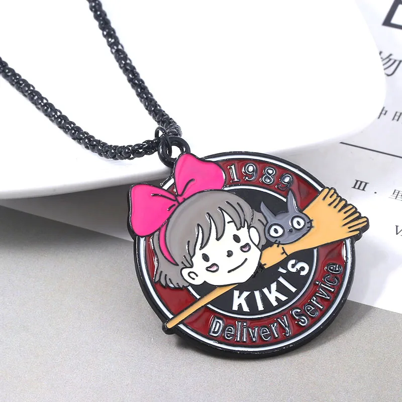 Миядзаки Хаяо Кики служба доставки Ожерелье Милые анимационные фигурки кулон