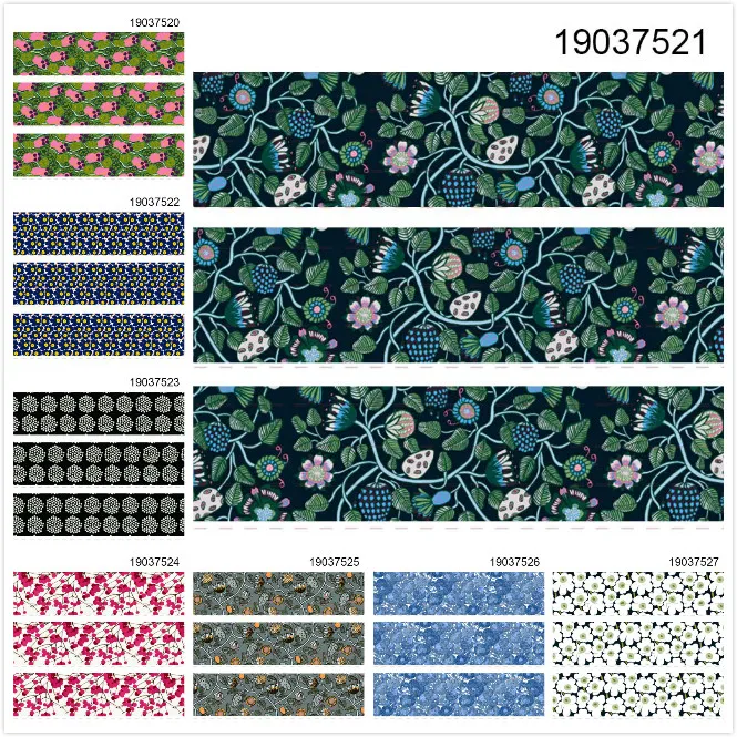 Winsome 50 ярдов 16 мм 75 милая лента с цветочным узором красочная печать Grosgrain FOE