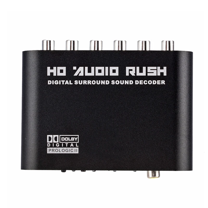Аудио декодер 5.1CH HD аудио SPDIF коаксиальный к RCA DTS AC3 оптический цифровой усилитель