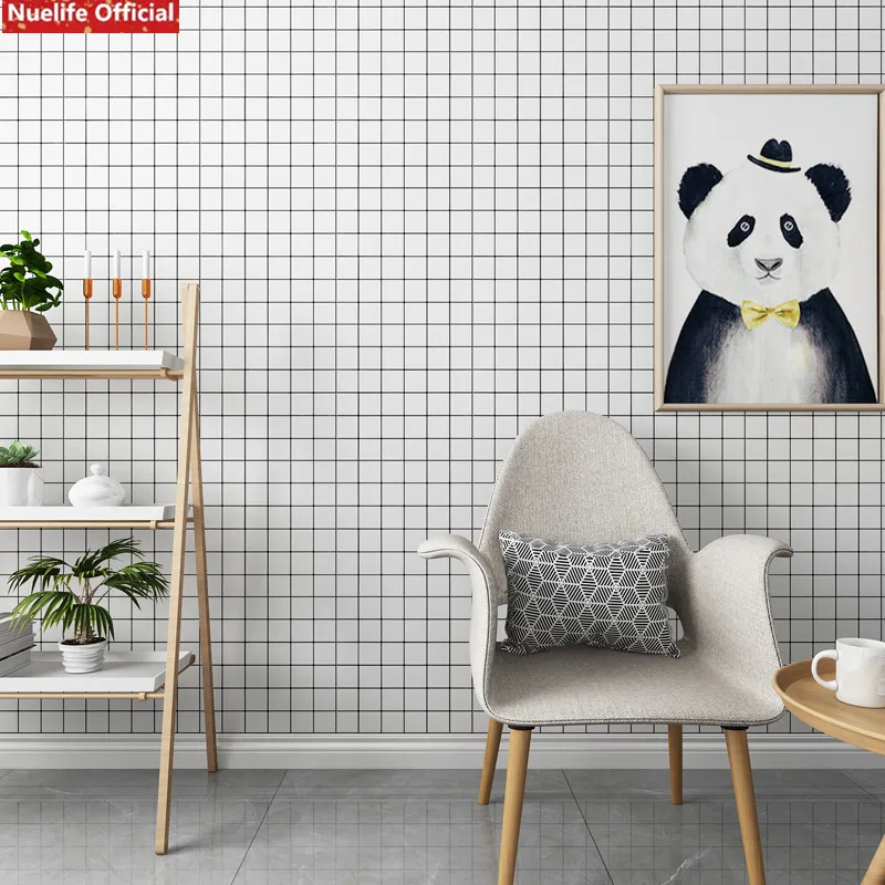 

4pcs White mosaic pattern self-adhesive wall stickers moisture TV background wall living room kitchen bathroom 3D wall stickers