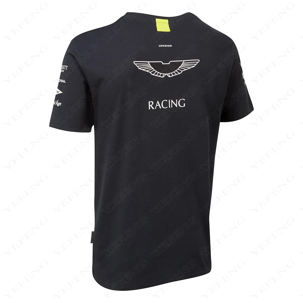 

New Summer FIMartin Team Men's Sports Racing Suit Short-Sleeved Moisture Absorption And Quick-Drying Round Neck T-shirt Car Fan