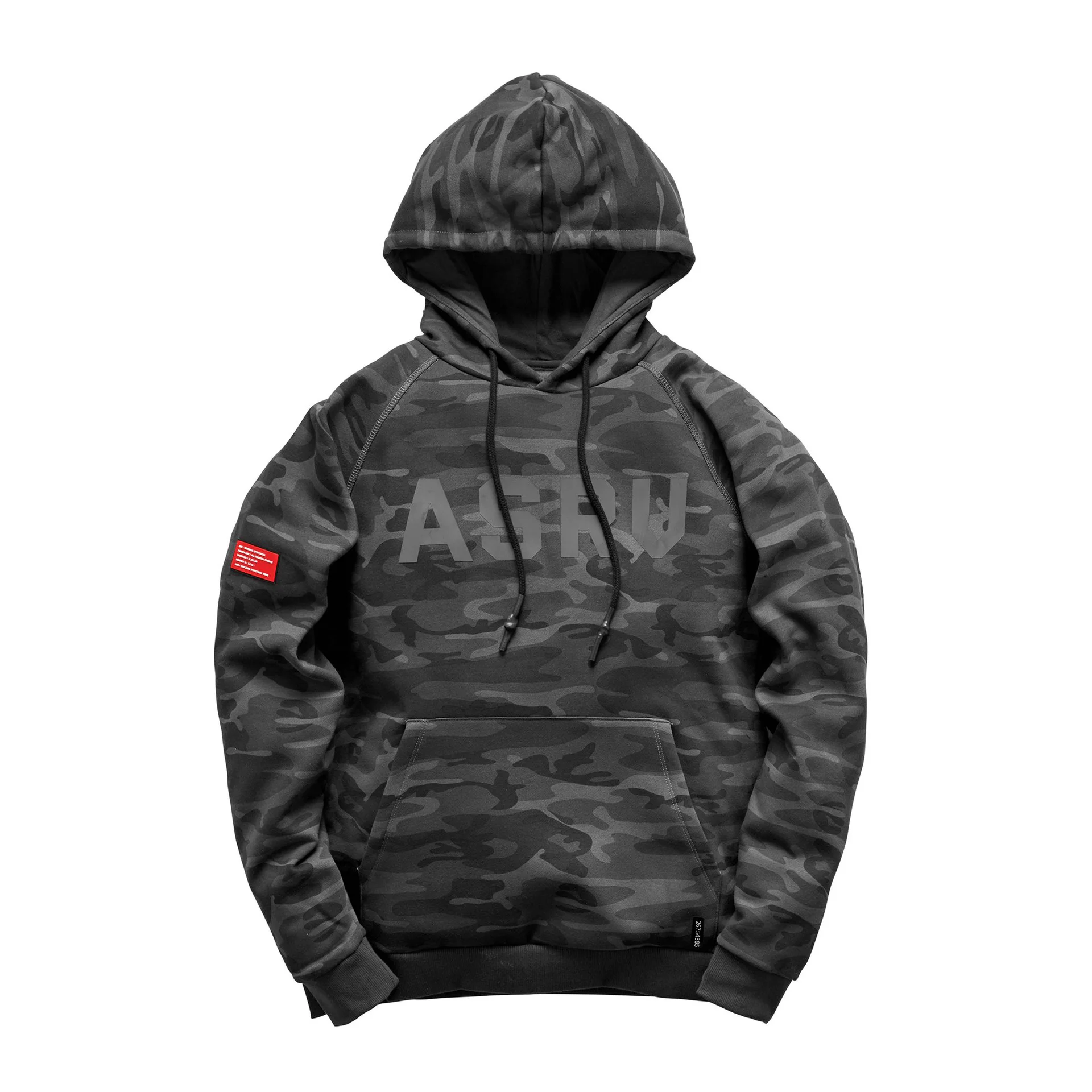 

Men Garment-Dyed Reverse Knit Hoodie Black Camo Gyms Hoodies Gyms Fitness Bodybuilding Sweatshirt Pullover Sportswear Workout
