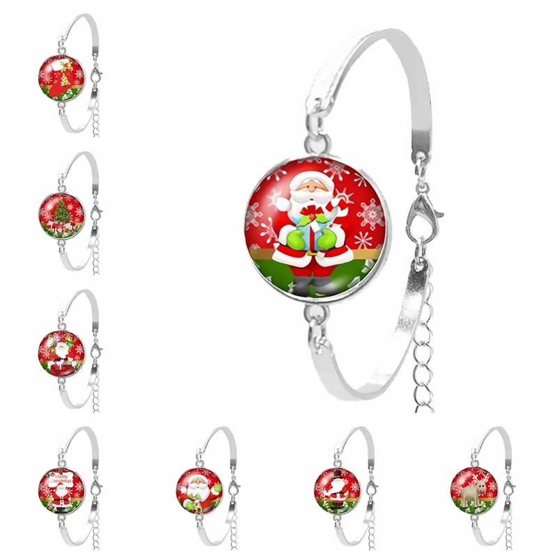 2019 лучшие продажи новейший Рождественский мультфильм Санта Клаус серии стекло